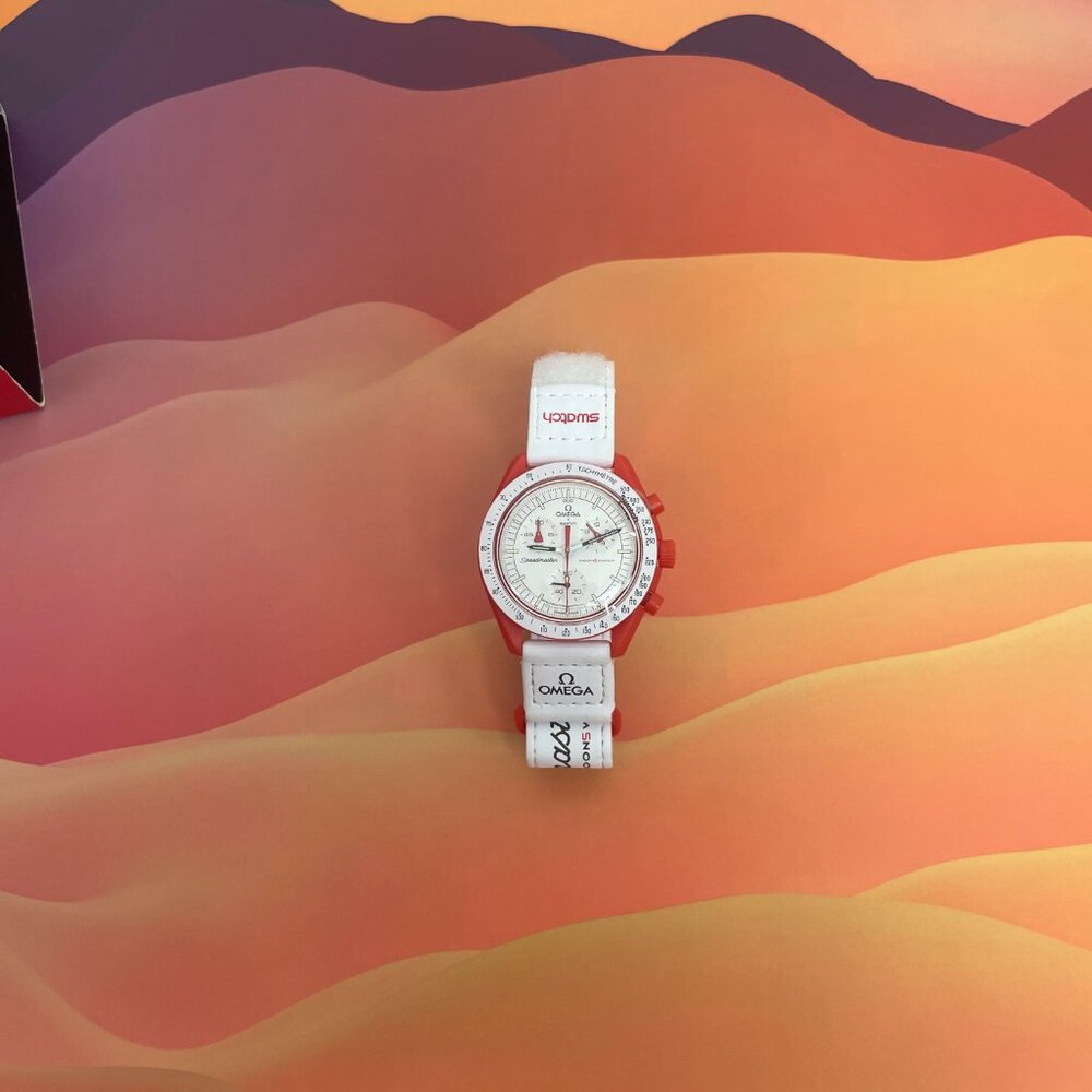 🌹Swatch X Omega Moonswatch Mission To Mars - Picture 3 of 6